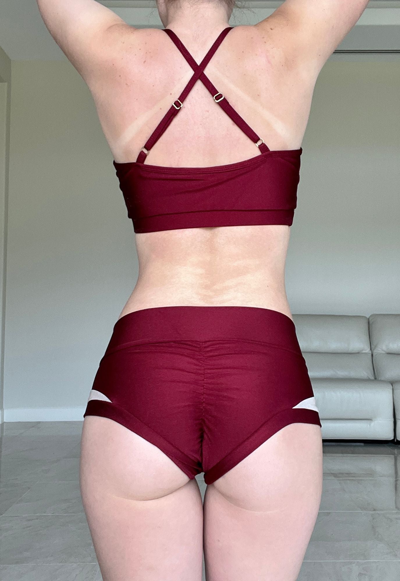 Dalia Burgundy Set